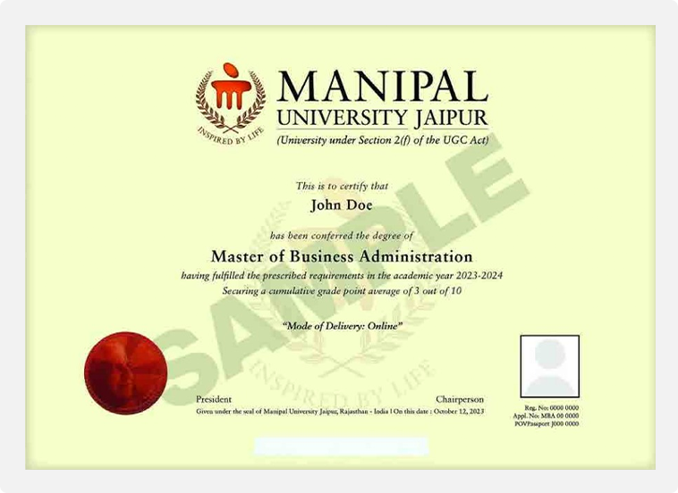 University Degree Certificate